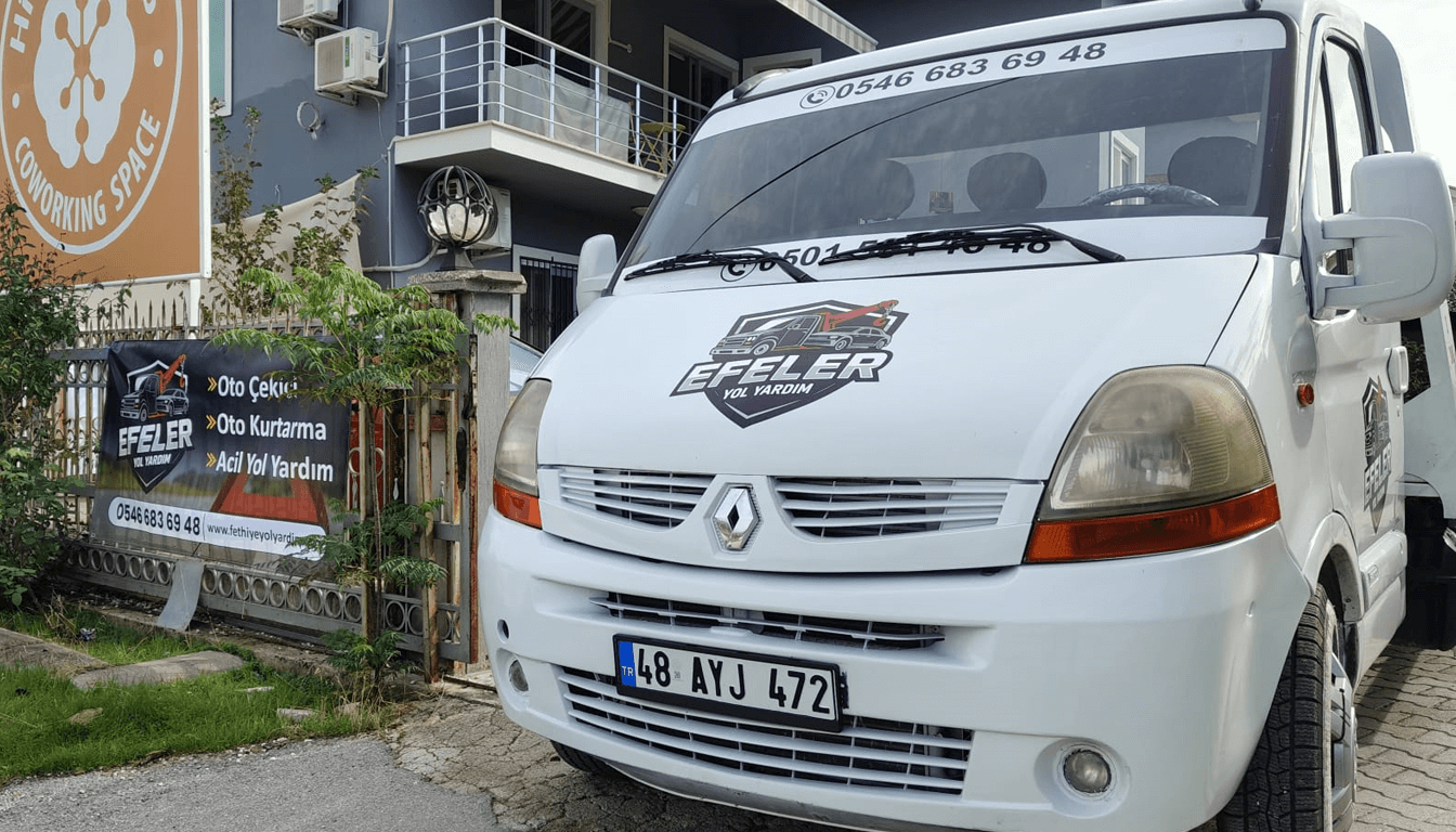 EFELER Yol Yardım kayar kasa çekici – iş başında